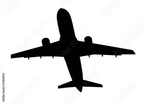 airplane isolated on white background