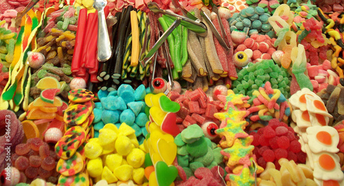 Golosinas, La Boqueria, Barcelona