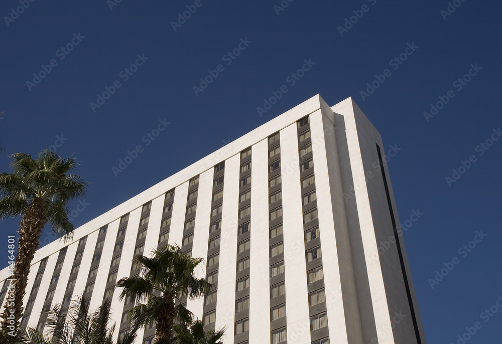 Obraz premium Tropical White Marble Hotel