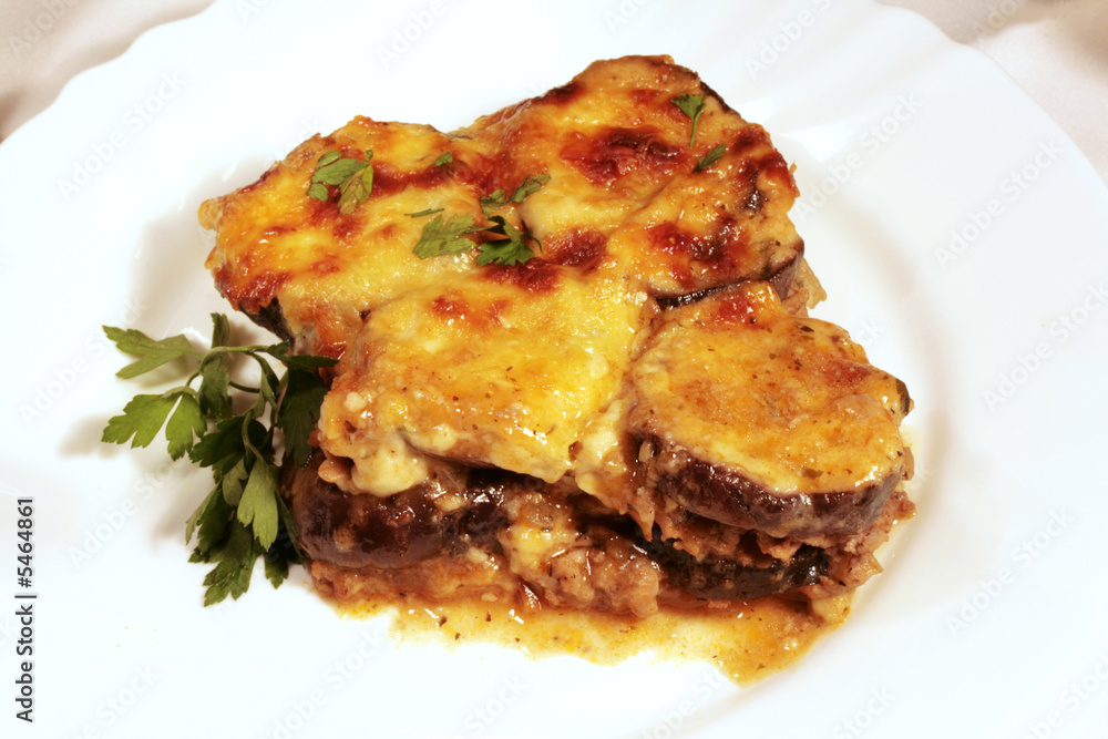 Lamb moussaka from greece restourant Lamb moussaka from greece restourant