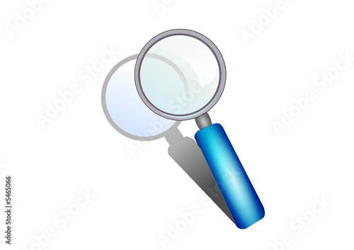 loupe bleue