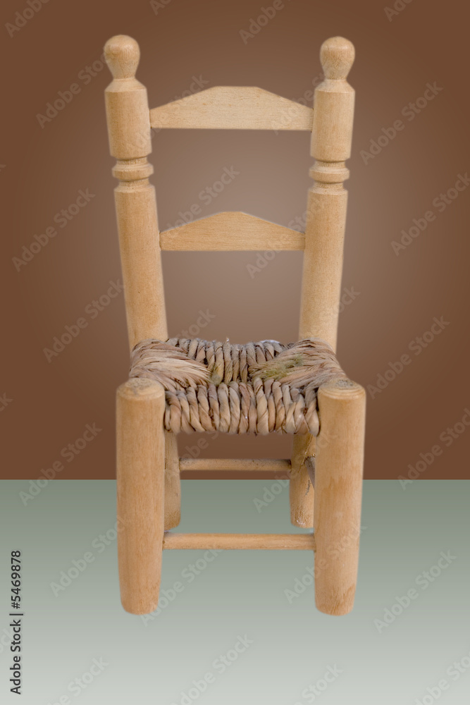Fototapeta premium chaise en bois