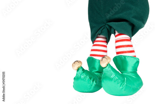 Elf Feet Isolated on White