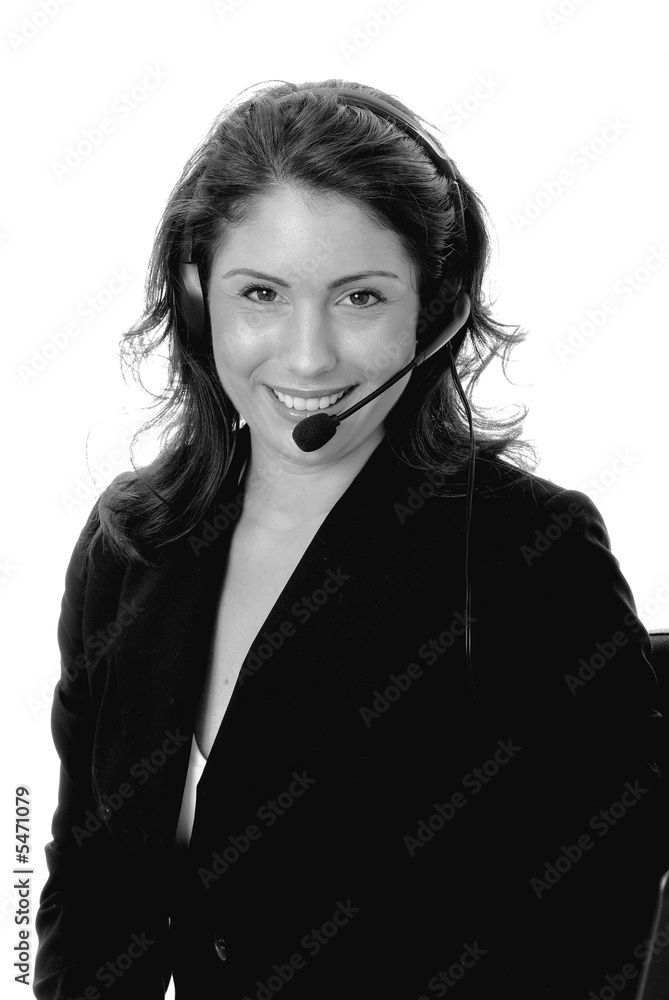 Lovely Latina Girl On Telephone