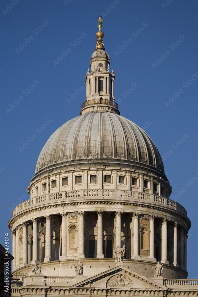 The dome of St Paul's Cathedral