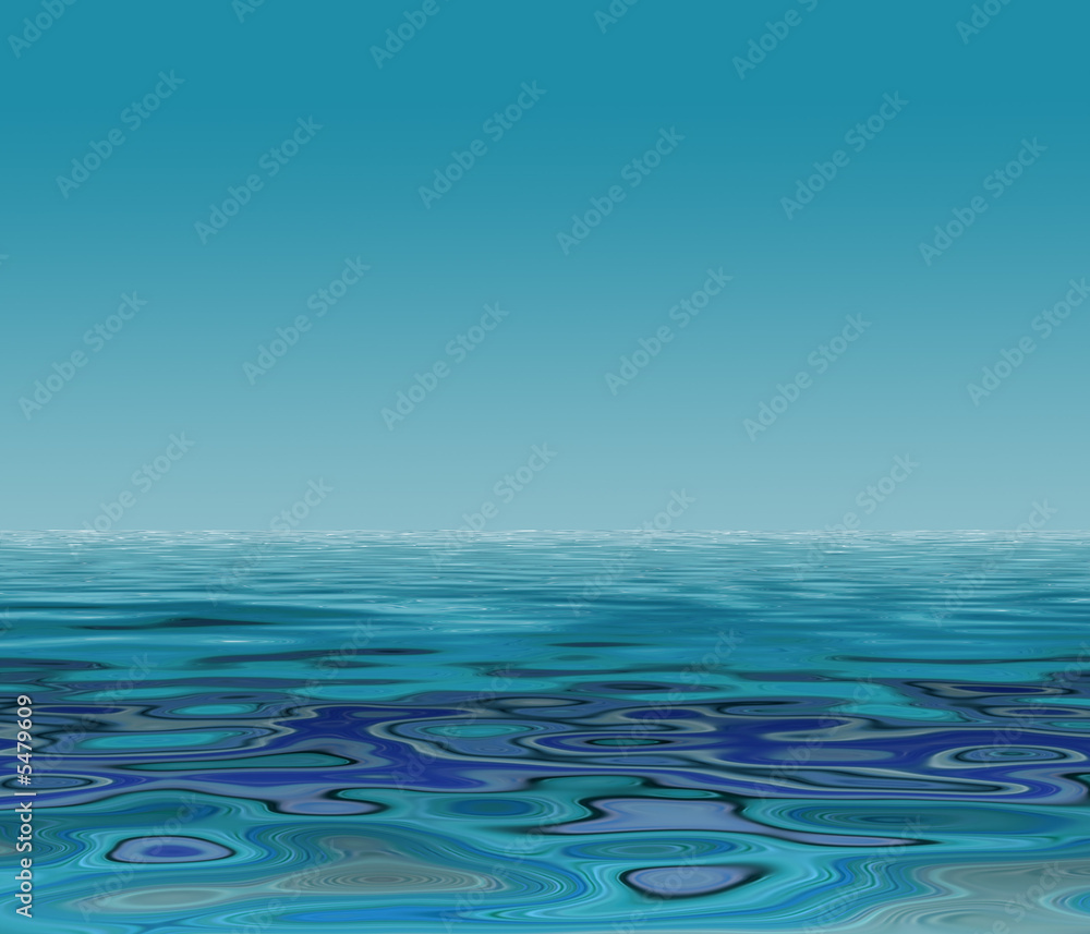 Colorful illustration of water pattern 