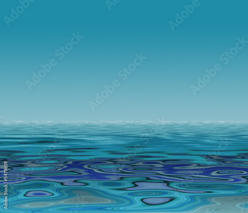 Colorful illustration of water pattern 
