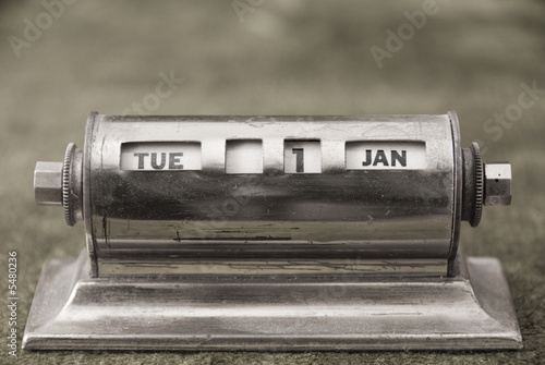 ancient calendar showing new year time