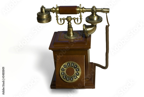 Plakat w ramie Ancient telephone
