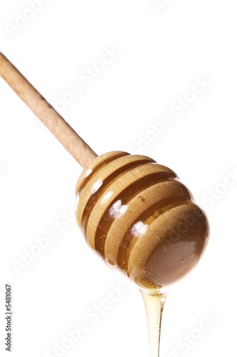 honey stick isoalted on white