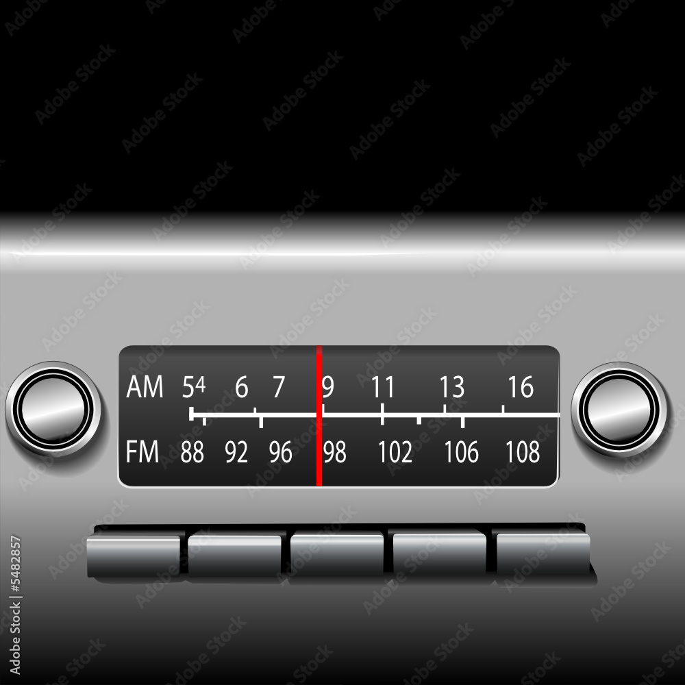 AM FM Car Dashboard Radio AM FM Car Dashboard Radio
