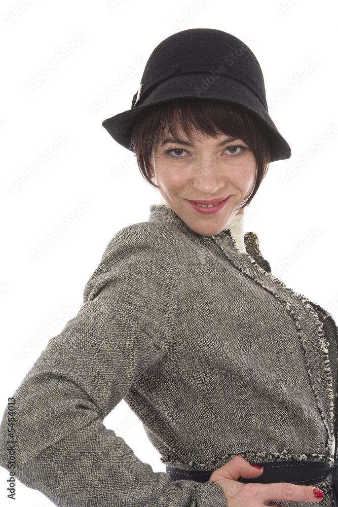 portrait of a beautiful woman on isolated background portrait of a beautiful woman on isolated background