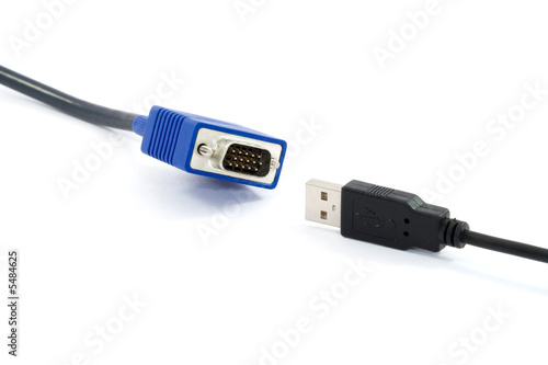connection cocnept - cables studio isolated