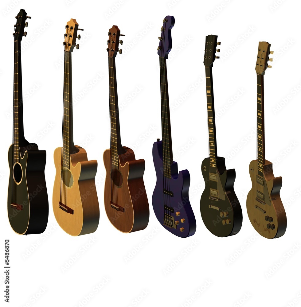 Fototapeta premium guitars