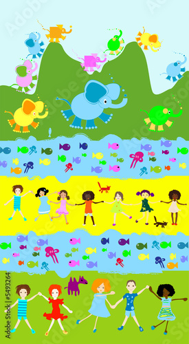 children playing