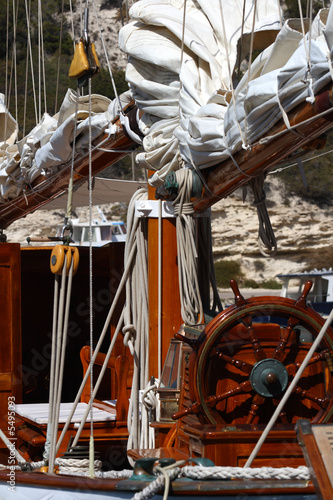 Beautifull ship in Bonifacio, corsica, France