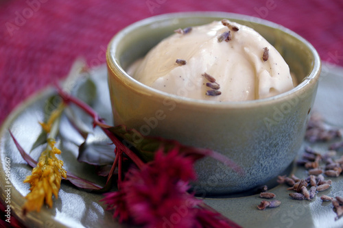 Ice Cream with Honey and Lavender