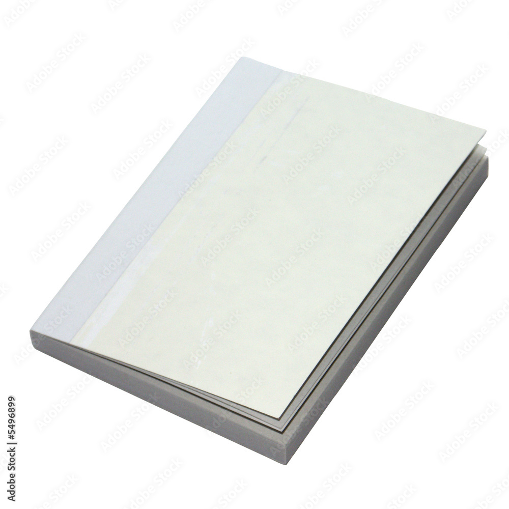 Fototapeta premium carnet sur fond blanc
