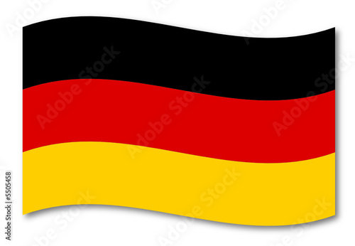 deutschland fahne schatten
