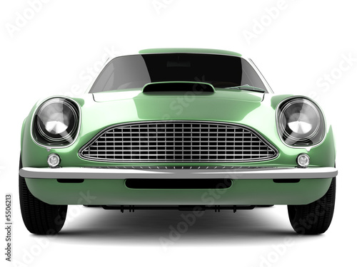 Green Classical Sports Car photo