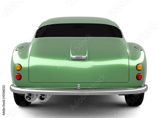 Green Classical Sports Car photo