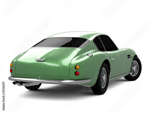 Green Classical Sports Car photo