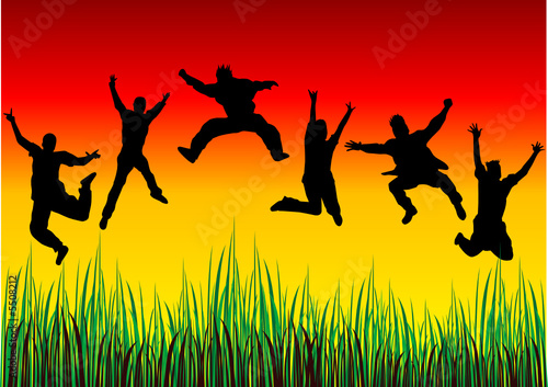 Happy people