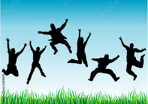 Happy people