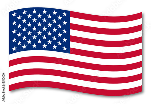 usa fahne schatten