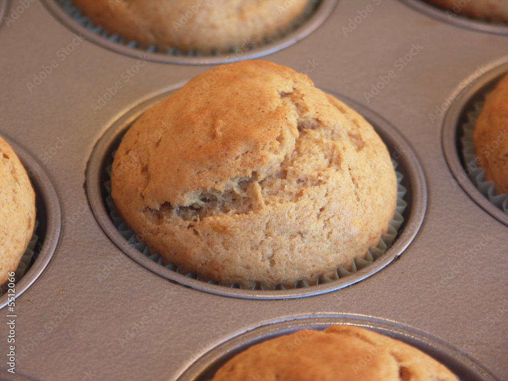 Naklejka premium Banana Muffins