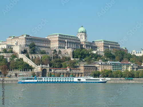 Castle in Budapest in Hungary
