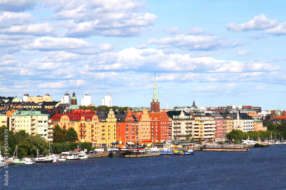 Obraz premium Stockholm skyline