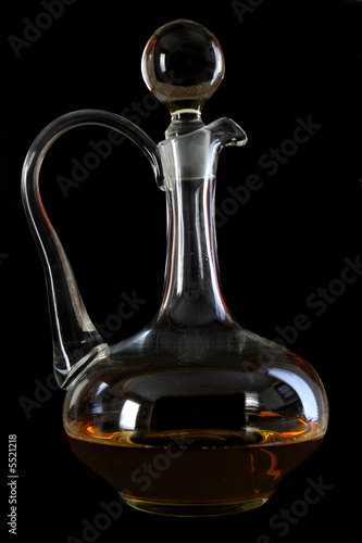 White wine of Bordeaux in decanter