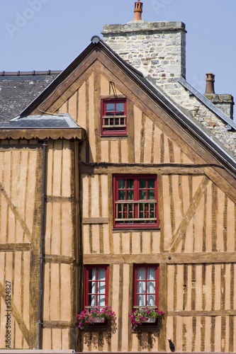 Maison normande à colombage photo