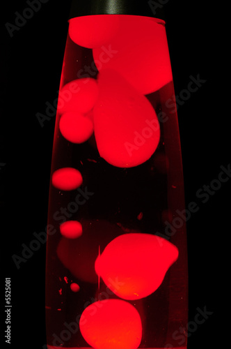 Lava lamp red