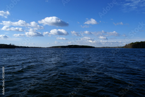 Waves on lake