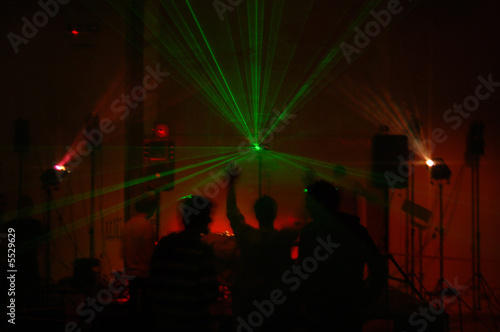 Green Laser Rave