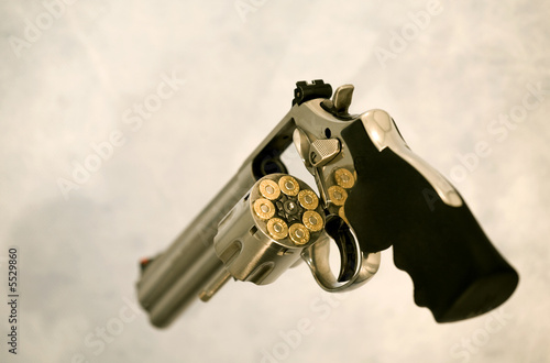 magnum revolver loaded with seven shots photo