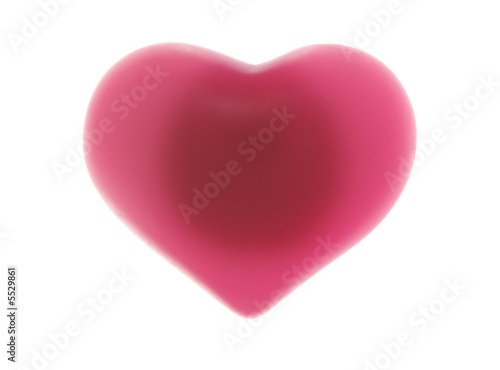 Purple heart,isolated.Warm red heart isolated on white.valentine