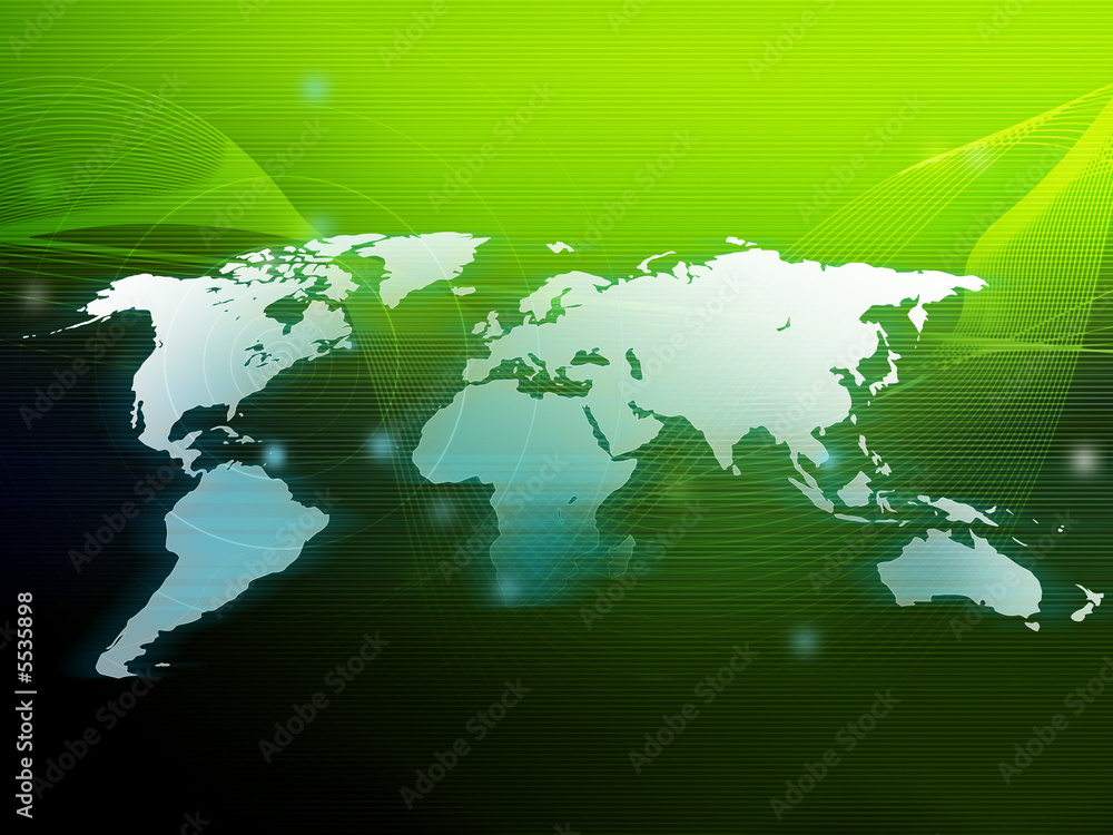 world map technology-style world map technology-style