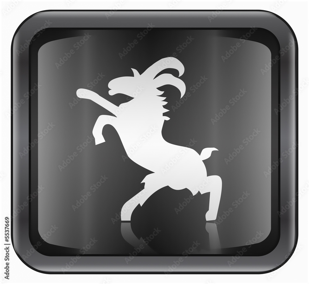 Goat Zodiac icon, isolated on white background. Goat Zodiac icon, isolated on white background.