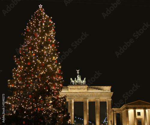 Abends kurz vor Weihnachten in Berlin