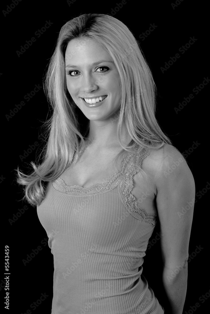 Naklejka premium Lovely Blond Girl