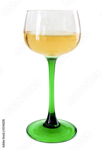 glass full off Alsatian white wine