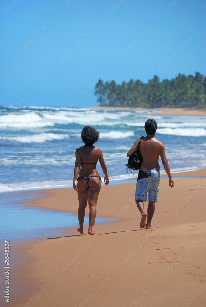 couple sur la plage