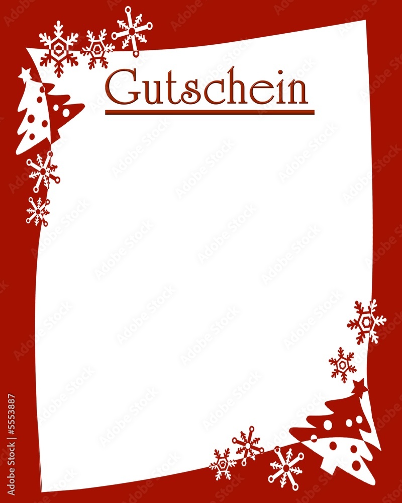 gutschein weihnachten StockIllustration Adobe Stock