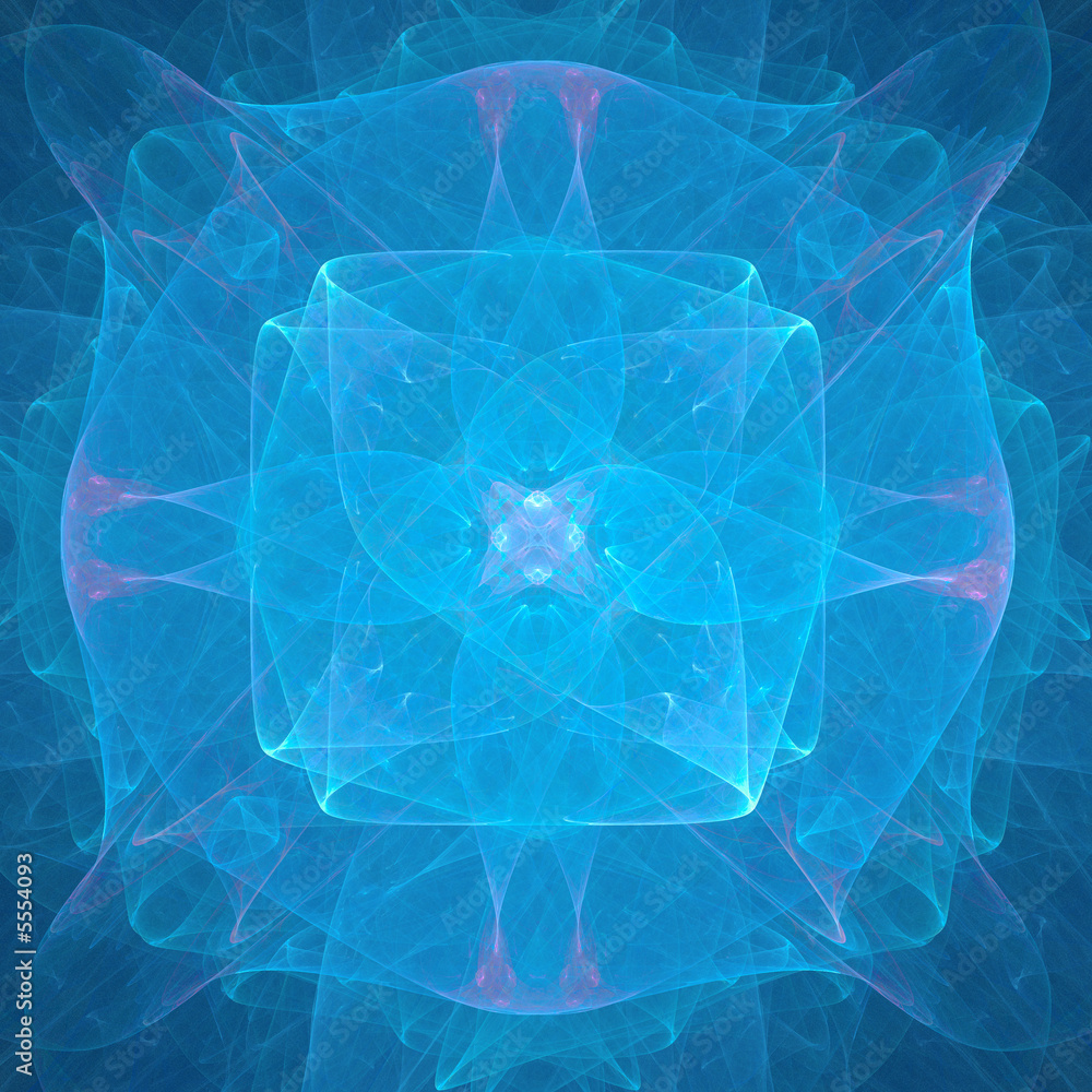 Obraz premium Futuristic abstract geometric cold background