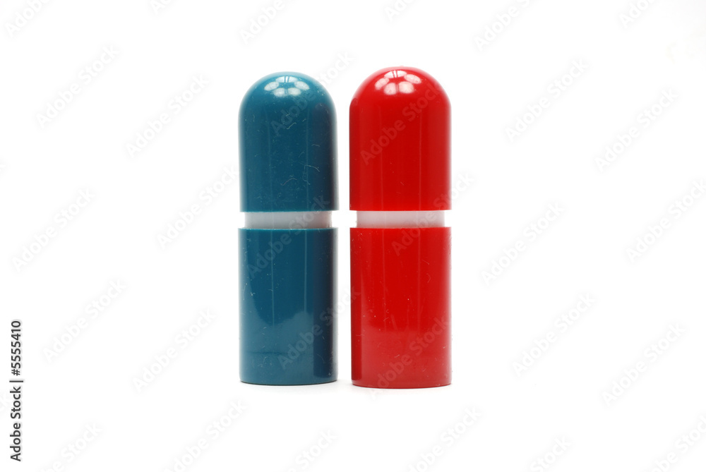 Two hygienic lipsticks
