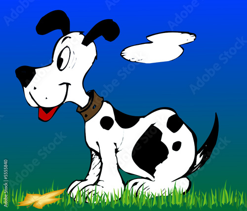 Illustration eines Hundes - Vector