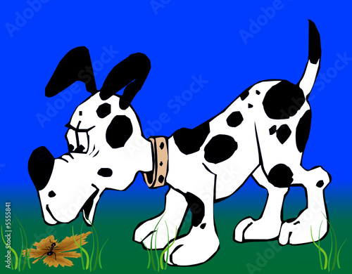 Illustration eines Hundes - Vector